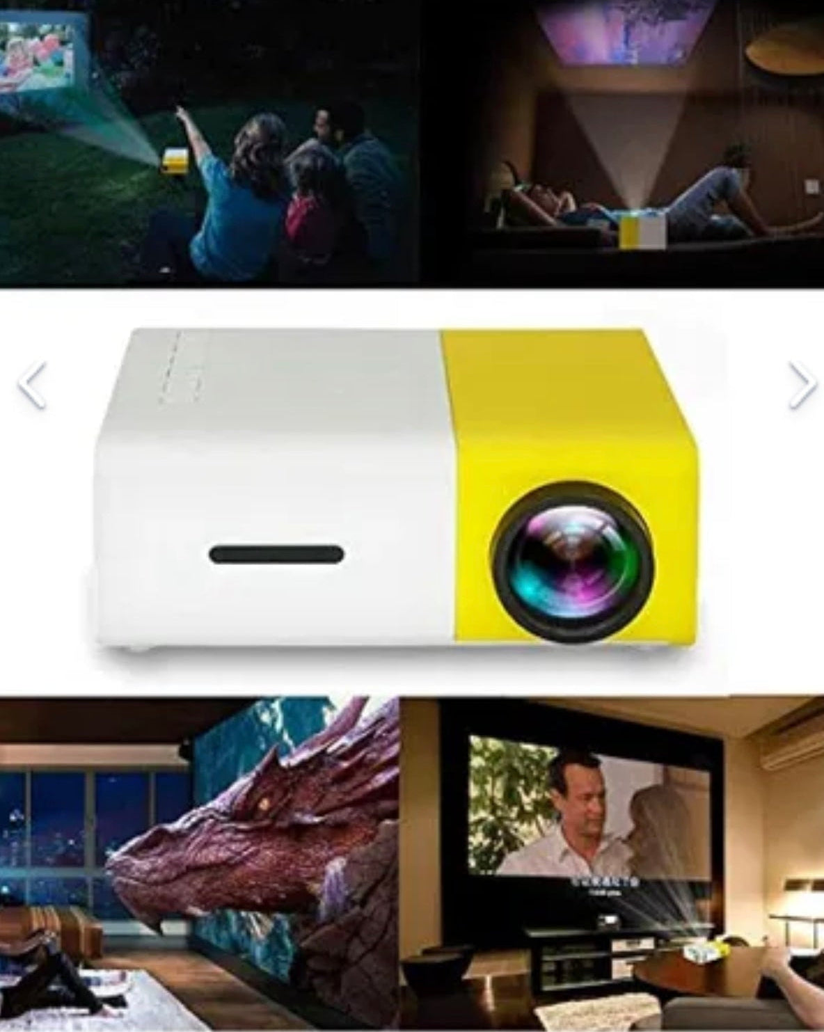 Proyector LED portátil HD