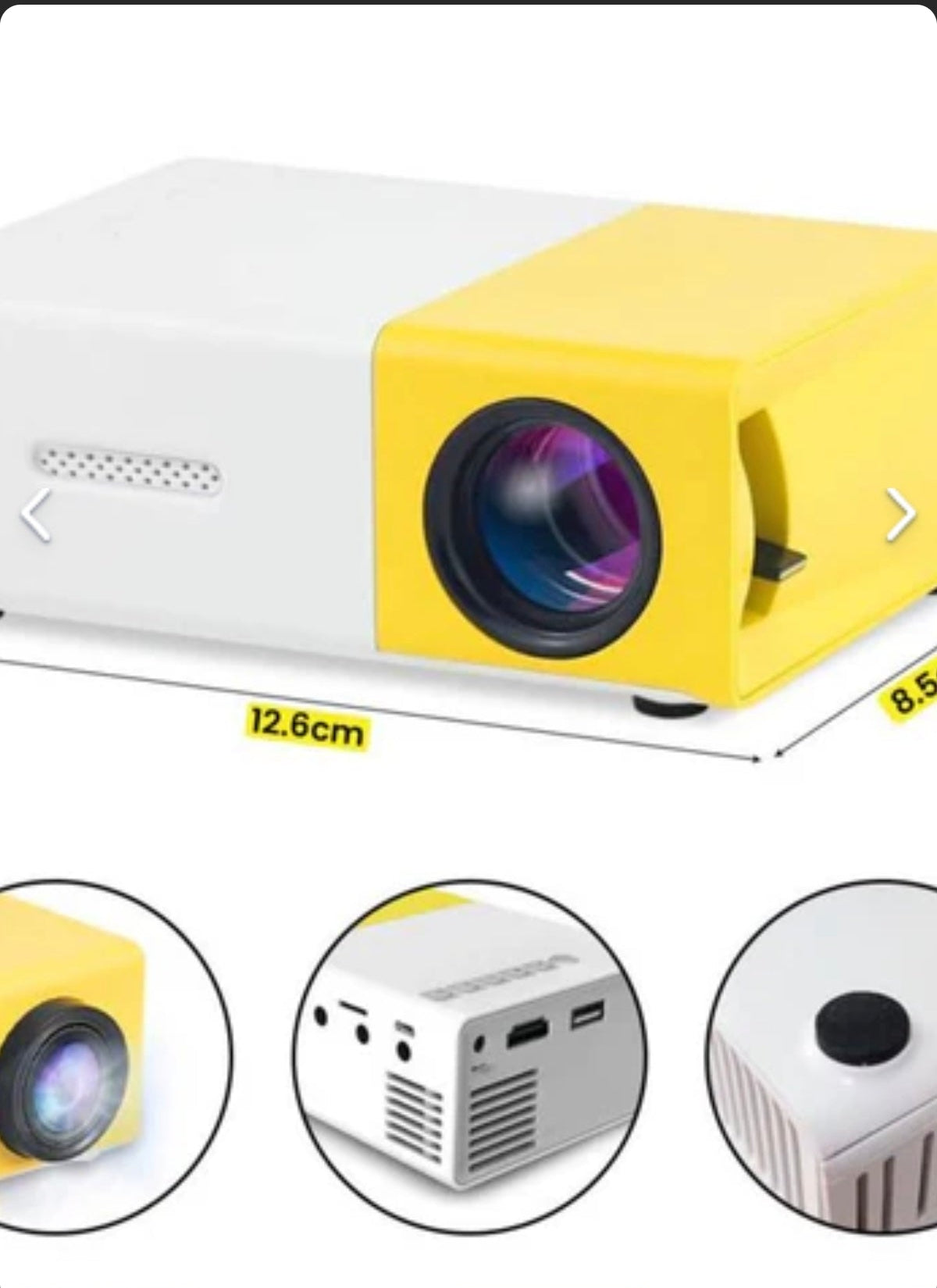 Proyector LED portátil HD