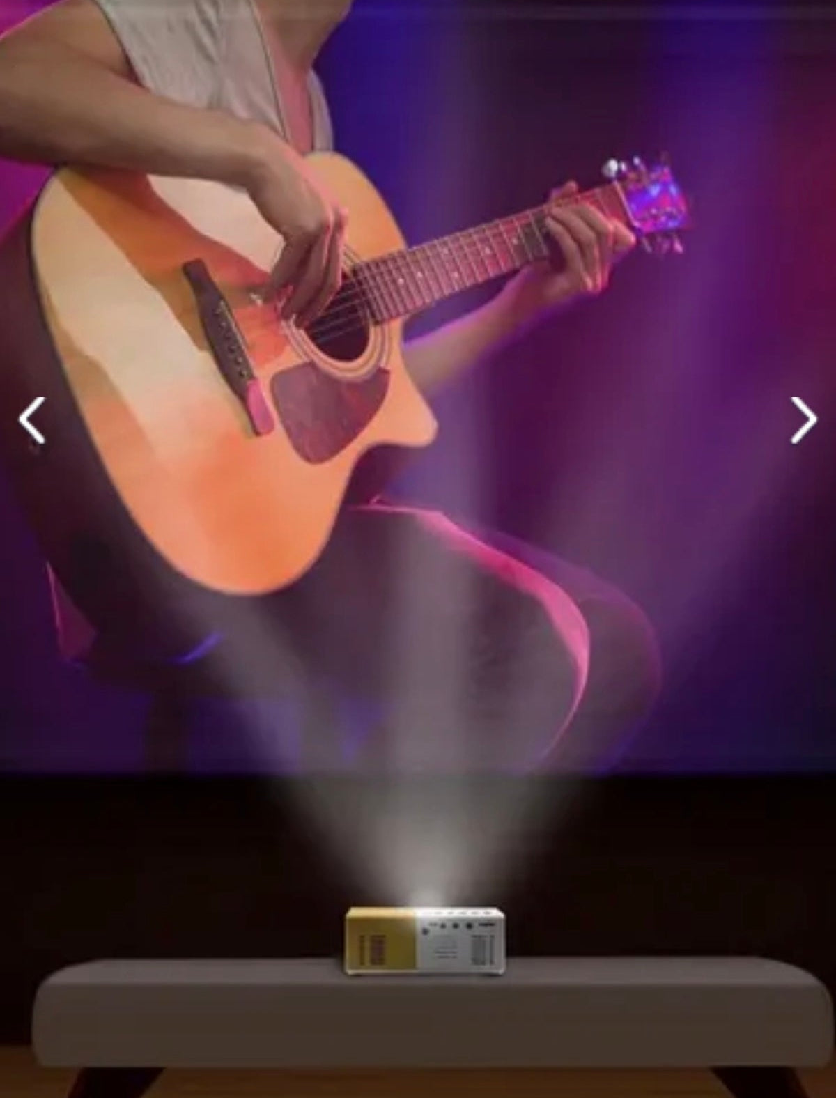 Proyector LED portátil HD